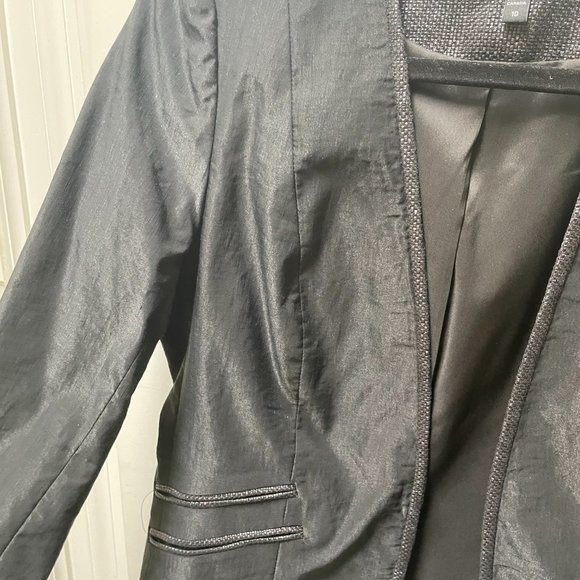 Judith and Charles black jacket linen and elastomulteste - Picture 2 of 4